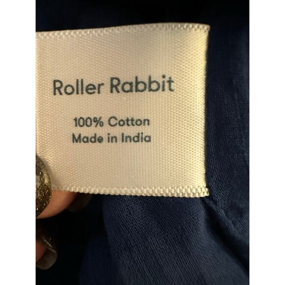 Roller Rabbit Lotus Embroidered Long Sleeve 100% Cotton Dress Size XS - Picture 12 of 12